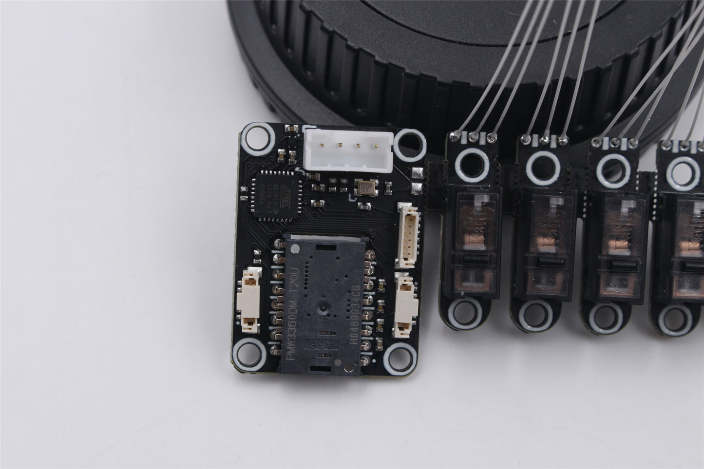 Gilmouse performance mouse PCB close up
